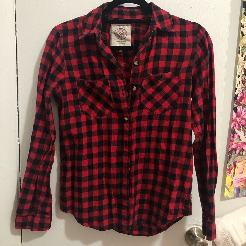 Red and black flannel